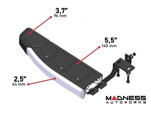 Jeep Renegade Side Steps - ProSide Running Boards - Silver / Black